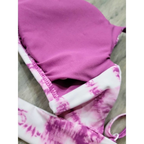 Bar III Summer Stripes V Wire Bikini Top Small NWT - Picture 6 of 6